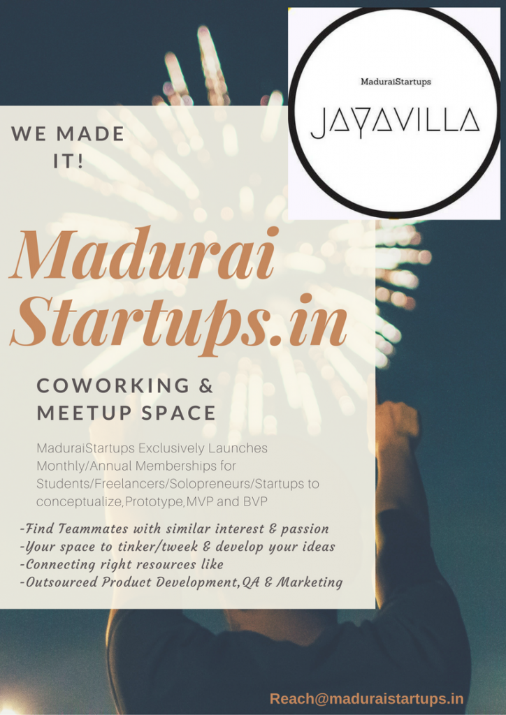 MADURAI STARTUPS